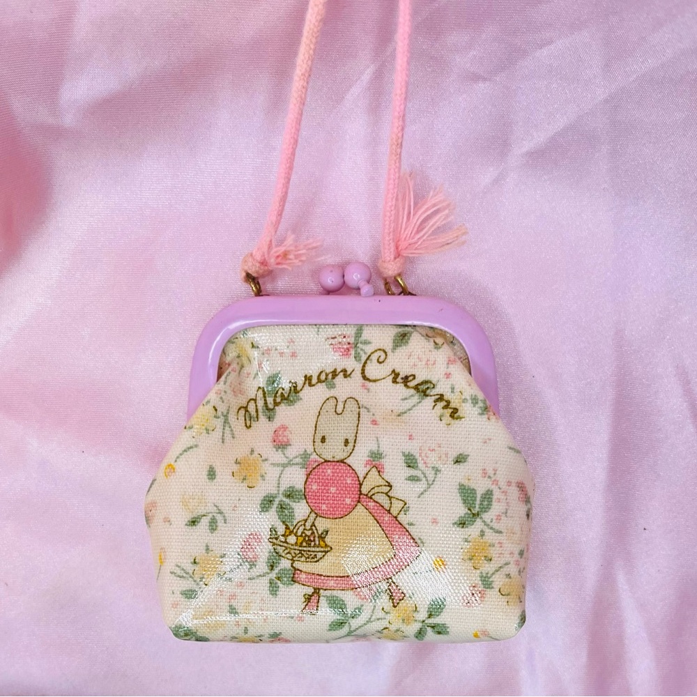 Rare Vintage Sanrio Marron Cream Coin Purse
